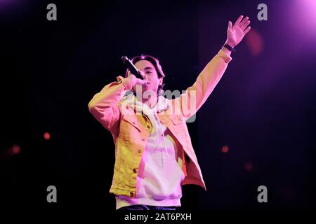 Milano 30 Gennaio 2020 Matsby in apertura ad Alfa ( il primo concert live del Benvenuti a Wanderlust Tour ) al Fabrique © Andrea Ripamonti / Alamy Stockfoto