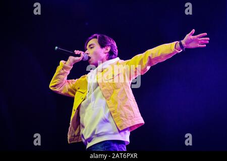 Milano 30 Gennaio 2020 Matsby in apertura ad Alfa ( il primo concert live del Benvenuti a Wanderlust Tour ) al Fabrique © Andrea Ripamonti / Alamy Stockfoto