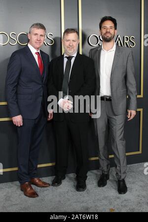 27. Januar 2020 - Hollywood, Kalifornien - Dominic Tuohy, Greg Butler, Guillaume Rocheron. Die 92. Oscarverleihung Nominierte Luncheon im Ray Dolby Ballroom in Hollywood, Kalifornien. (Kreditbild: © AdMedia über ZUMA Wire) Stockfoto