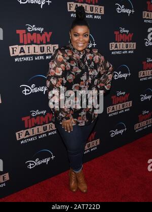 30. Januar 2020, Hollywood, CA, USA: Yvette Nicole Brown besucht Disney + Premiere von "Timmy Failure: Fehler Wurden gemacht" im El Capitan Theatre. (Bild: © Billy Bennight/ZUMA Wire) Stockfoto