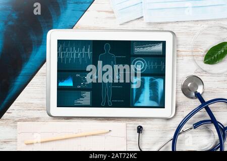 Medizinische Diagnostik in der modernen Krankenhaus. Stockfoto