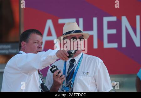 20040821 Olympische Spiele Athen Griechenland [Rowing-Sat-Finaltag] Schinias. Foto Peter Spurrier E-Mail images@intersport-images.com [Pflichtgutschrift Peter Spurrier/ Intersport Images] Stockfoto