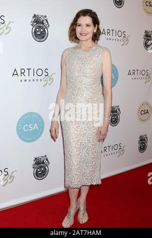 30. Januar 2020, Beverly Hills, CA, USA: Los ANGELES - 30. JANUAR: Geena Davis bei den 35. Artios Awards im Beverly Hilton Hotel am 30. Januar 2020 in Beverly Hills, CA (Credit Image: © Kay Blake/ZUMA Wire) Stockfoto