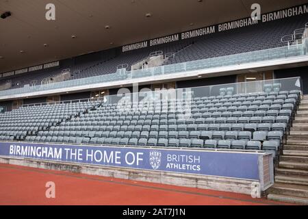 Das Birmingham Alexander Stadium am Tag der Genehmigung wurde erteilt, das Stadion für die Commonwealth Games 2022 umzubauen. Stockfoto