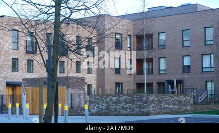 Neu erbaute Wohnungen in Colindale, London, Großbritannien Stockfoto