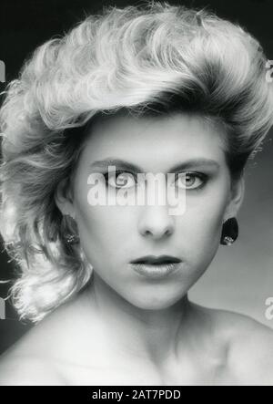 Sharron Davies - Olympische Schwimmerin und Sportpersönlichkeit Stockfoto