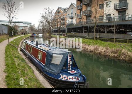 River Start, Bishops Stortford, Hertfordshire, Großbritannien Stockfoto