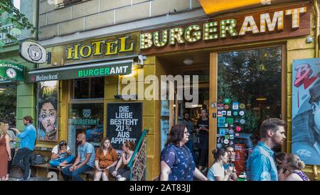 Burgeramt, Fast-Food-Restaurant Stockfoto