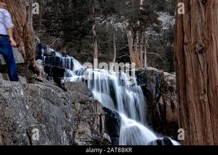 Wasserfall in South Lake Tahoe, Kalifornien - Eagle Falls by the Emerald Bay 2019 Stockfoto