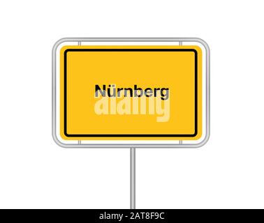 Stadtschild Nürnberg, Ausschnitt, Deutschland, Bayern, Nürnberg Stockfoto