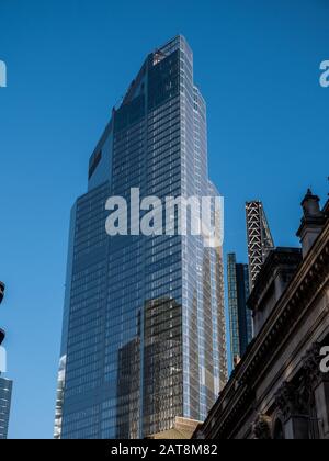 22 Bishopsgate Hoch über der City of London, England, Großbritannien, GB. Stockfoto