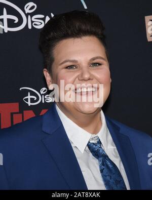 29. Januar 2020 - Hollywood, Kalifornien - Caitlin Weierhauser. Disney + Premiere von "Timmy Failure: Fehler Wurden Gemacht" im El Capitan Theatre. (Bild: © Billy Bennight/AdMedia über ZUMA Wire) Stockfoto