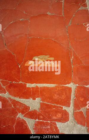 Italien, Neapel, Oplontis, Freskos und Mosaik im archäologischen Bereich der ​​the Villa Poppea in Torre Annunziata Stockfoto