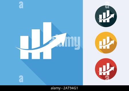 Finanzlogo, Accounting Financial Vector Icon Designvorlage Stock Vektor