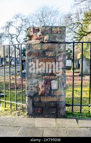 Doel Belgien 24 Dezember 2019 verlassenen Dorf Doel in Belgien als Geisterstadt von grafity Street Art in der Nähe der Kernkraftwerke berücksichtigt Stockfoto