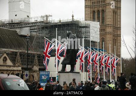 Großbritannien Verlässt Die Europäische Union Stockfoto