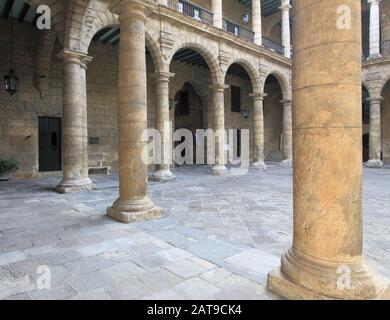 Kuba, Havanna, Palacio de los Capitanes Generales, Terrasse, Stockfoto