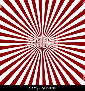 Ein abstraktes, sonnenförmiges Hintergrundbild. Stockfoto
