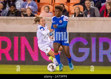 Houston, Texas, USA. Januar 2020. Im BBVA Stadium in Houston, Texas. Maria LysakerCSM/Alamy Live News Stockfoto