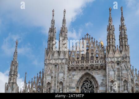 Der Dom in Mailand Italien Stockfoto