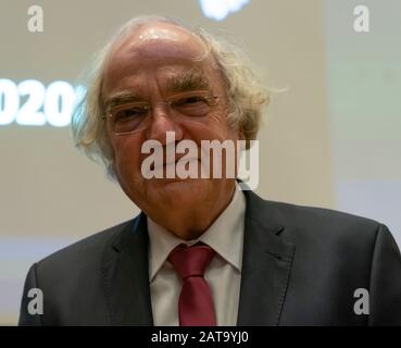 New York, NY - 30. Januar 2020: Staatsanwalt Thomas Walther-Diskussion und Filmvorführung Der Buchhalter von Auschwitz in der Deutschen Mission Stockfoto