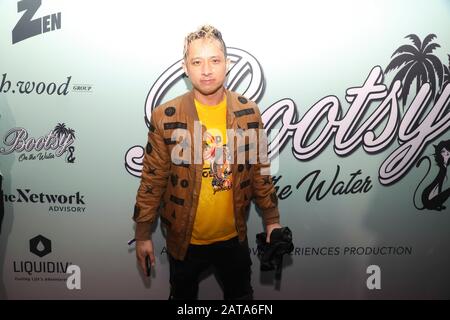 Miami, Vereinigte Staaten. Februar 2020. Johnny Lee besucht Bootsy am 31. Januar 2020 in Miami, Florida. Credit: The Photo Access/Alamy Live News Stockfoto