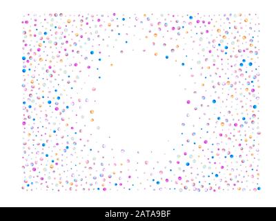 Farbige Mesh-Kugeln Netzwerk. Neues Hintergrundelement Konfetti. Die guten Konfetti-Hintergrundillustrationen gestalten sich. Stock Vektor