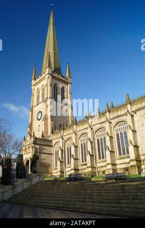 Großbritannien, West Yorkshire, Südwand der Wakefield Cathedral Stockfoto