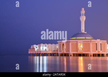 Masjid Al Rahma, Jeddahs schwimmende Moschee Stockfoto