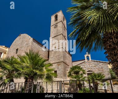 Chiesa di San Paolo, Kirche aus dem 18. Jahrhundert in Olbia, Region Gallura, Provinz Sassari, Sardinien, Italien Stockfoto