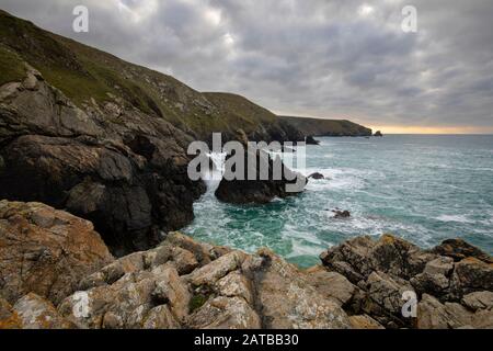 Ogo Dour Cove Cornwall Stockfoto