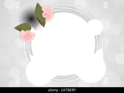 Plakat Internationale Happy Tag der Frau am 8. März Blumen Grußkarte Vector Illustration Stock Vektor