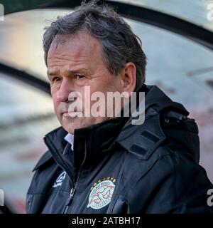 Spakenburg, Niederlande. Februar 2020. SPAKENBURG, 01-02-2020, De Westmaat Tweede Divisie, Dutch Football, Saison 2019-2020, IJsselmervogels Trainer/Trainer Gert Kruys während des Spiels Credit: Pro Shots/Alamy Live News Credit: Pro Shots/Alamy Live News Credit: Pro Live Shots/Alamy News Credit Shots: Pro News: Live Credit Shots/Alamy News: Pro News: Pro Shots/Alamy Live News Credit: Pro Shots/Alamy Live News Credit: Pro Shots/Alamy Live News Credit: Pro Shots/Alamy Live News Stockfoto