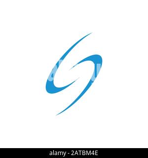 Abstrakte Buchstaben s motion Kreis logo Vektor Stock Vektor