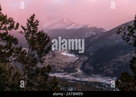 Von vielen Parks, auf der Trail Ridge Road. Estes Park, Colorado Stockfoto