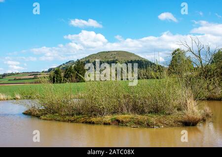 Landschaft im Ostalbkreis - der Ipf • Baden-Württemberg, Deutschland Stockfoto