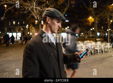 Old Fashion Man aus den 1920er jahren england Stockfoto