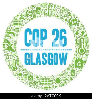 COP 26 in Glasgow, Schottland Stockfoto