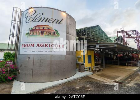 Martinique, Frankreich - 14. August 2019: Rum Distillery 'Habitation Clement' in Le Francois Stockfoto
