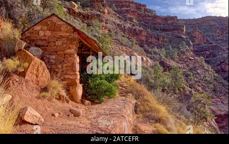 Santa Maria Spring Rest House, Hermit Trail, Grand Canyon National Park, Arizona, USA Stockfoto