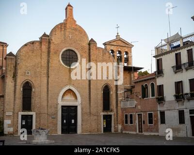 Parrocchia di San Giovanni in Bragora, Venedig Stockfoto