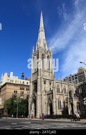 Grace Church, Greenwich Village, Manhattan, New York City, Vereinigte Staaten von Amerika Stockfoto