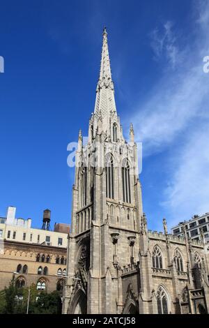 Grace Church, Greenwich Village, Manhattan, New York City, Vereinigte Staaten von Amerika Stockfoto