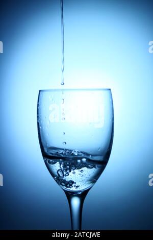 Wasserspritzfotografie Stockfoto