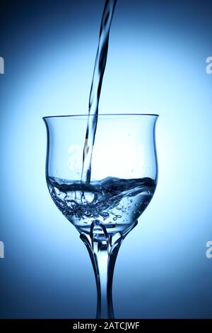Wasserspritzfotografie Stockfoto