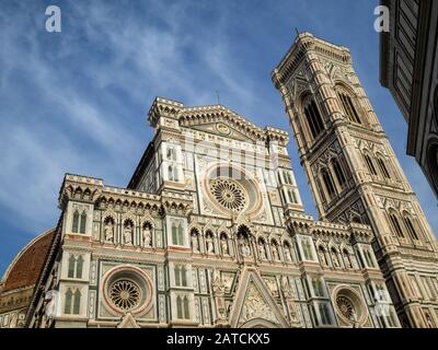 Florenz Duomo im Sonnenuntergang Licht Stockfoto