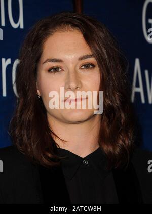 Beverly Hills, Kalifornien. Februar 2020. Liz Hannah bei der Ankunft der 72. Jährlichen Writers Guild Awards West Coast Ceremony, Beverly Hilton, Beverly Hills, CA 1. Februar 2020. Credit: Elizabeth Goodenough/Everett Collection/Alamy Live News Stockfoto