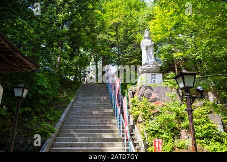 Kosenji-Tempel in Kusatsu onsen, Gunma, Kanto, Japan Stockfoto