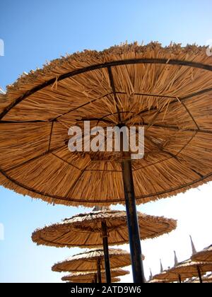 Sonnenschirm in italien Stockfoto