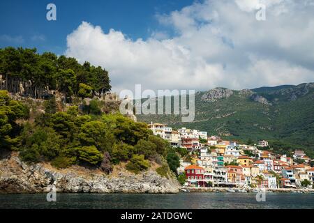 Griechenland, Parga, Ionische Meer Küste Stockfoto